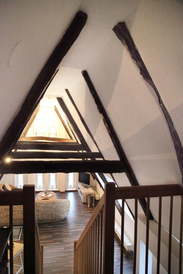Wunderschoene Dachgeschoss - Maisonette Rostock Esterno foto